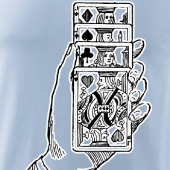 Poker ruka s kartama