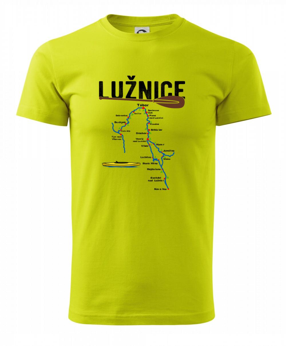 Mapa řeky Lužnice Mapa řeky Lužnice
