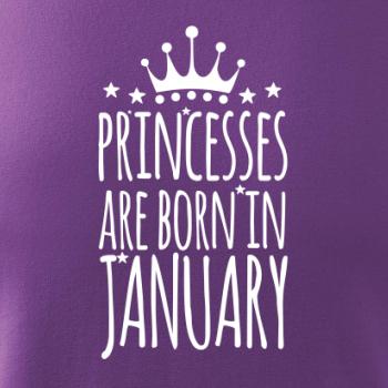 Princesses are born in January