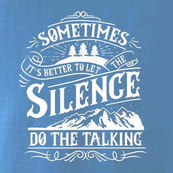 Nature talking about silence