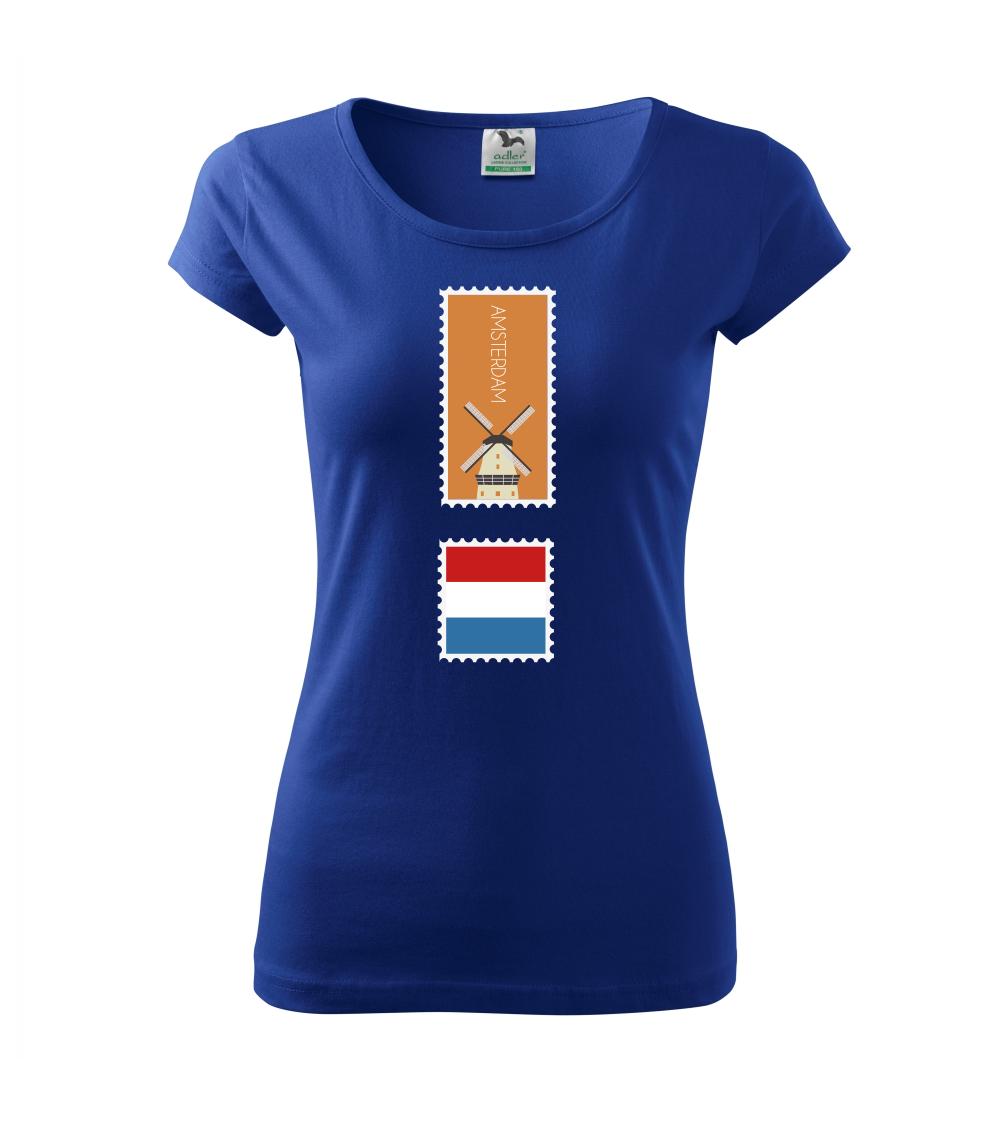 Amsterdam známka barevná