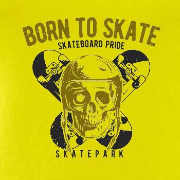 Born to skate skull