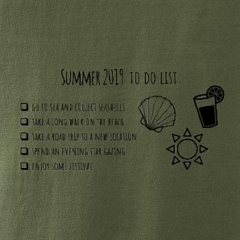 Summer 2019 to do list
