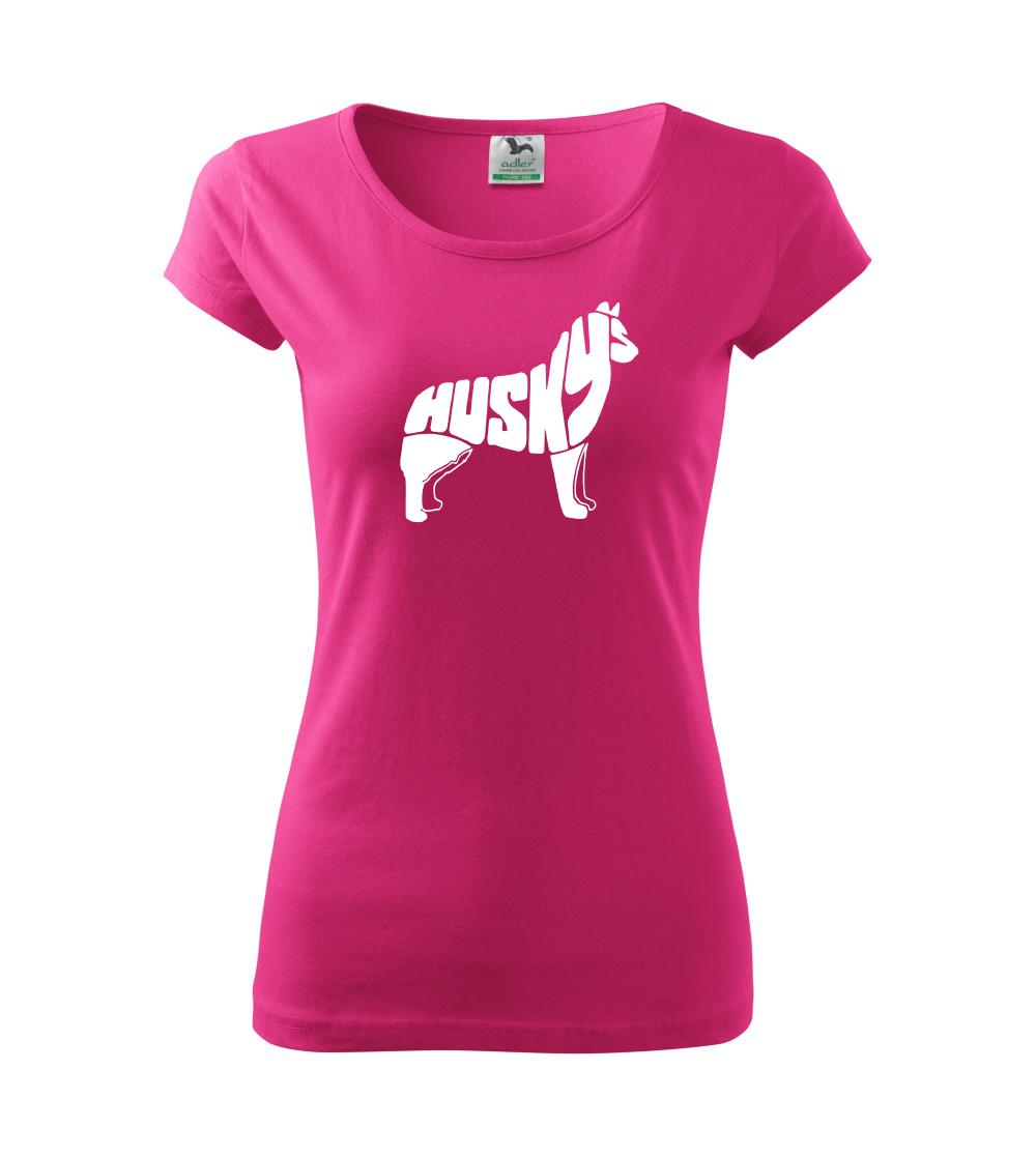 Husky - text v těle