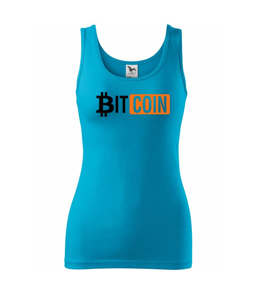 Bitcoin nápis Bitcoin nápis