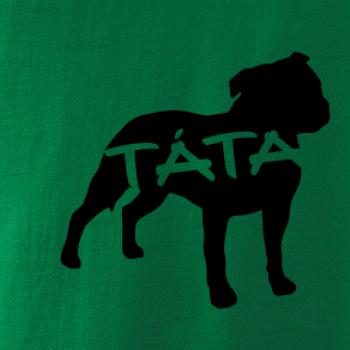 Stafordširský bullteriér táta obrys