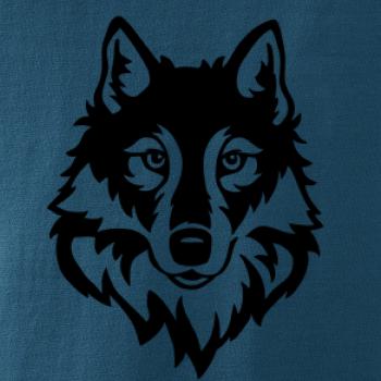 Hlava vlka černobílá (Hana-creative)