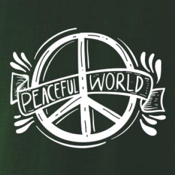 Peaceful world logo
