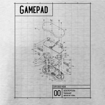 Nákres Gamepad rozebraný