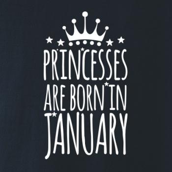 Princesses are born in January