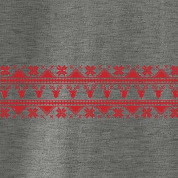 Vánoční vzor - jelen a vločka