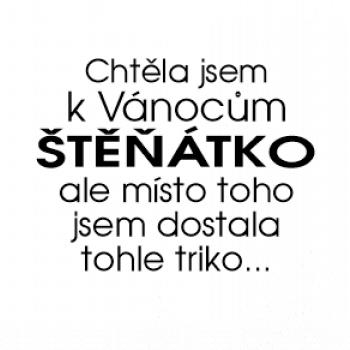 Chtěla jsem k Vánocům stěňátko