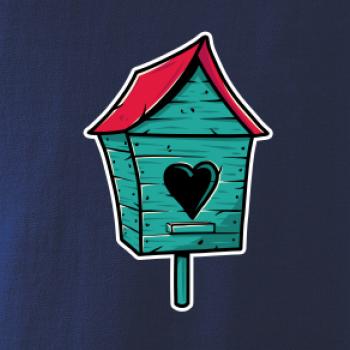 Barevná budka pro ptáky