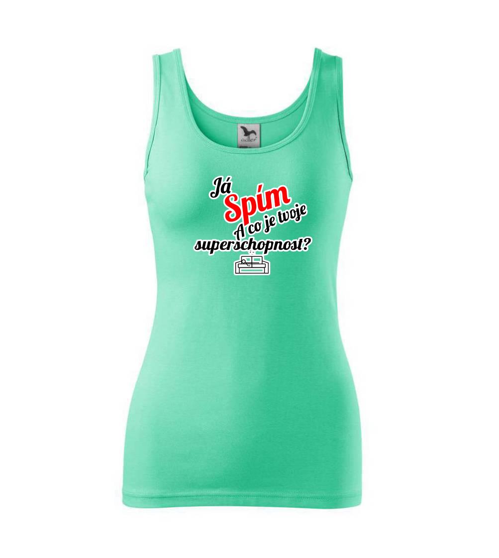 Já spím - tvoje superschopnost? šikmý nápis