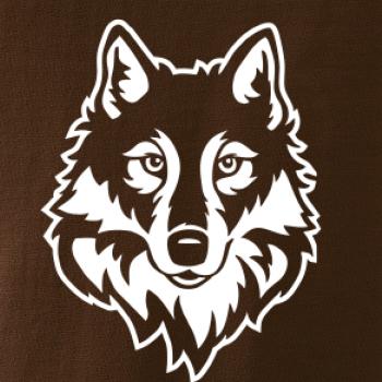 Hlava vlka černobílá (Hana-creative)