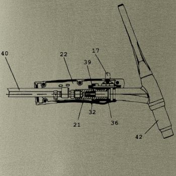 Svářeč - Svářecí pistole - nákres