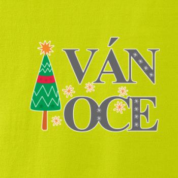 Napis Vánoce se stromkem