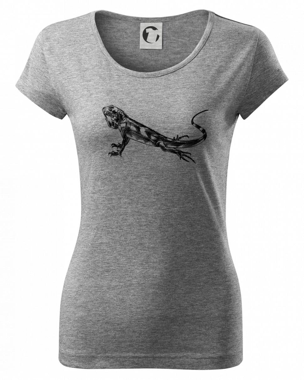 Tužkou kreslený Leguán 