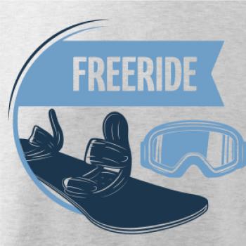Freeride snowboard kruh