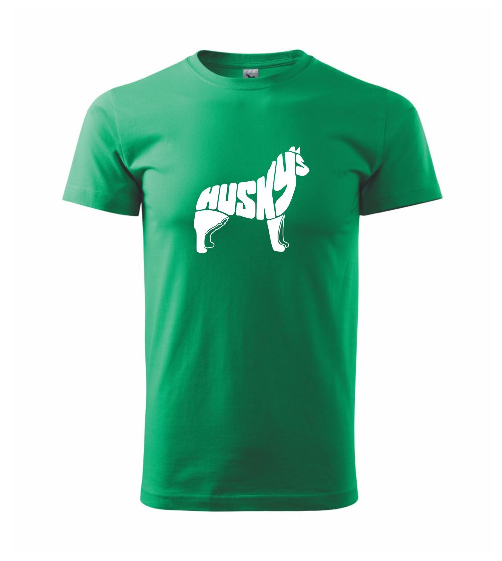 Husky - text v těle Husky - text v těle