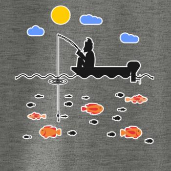 Rybář který má smůlu na loďce