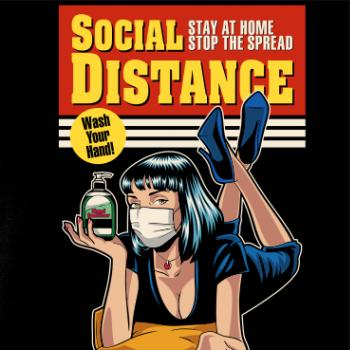 Corona social distance plakat Corona social distance plakat
