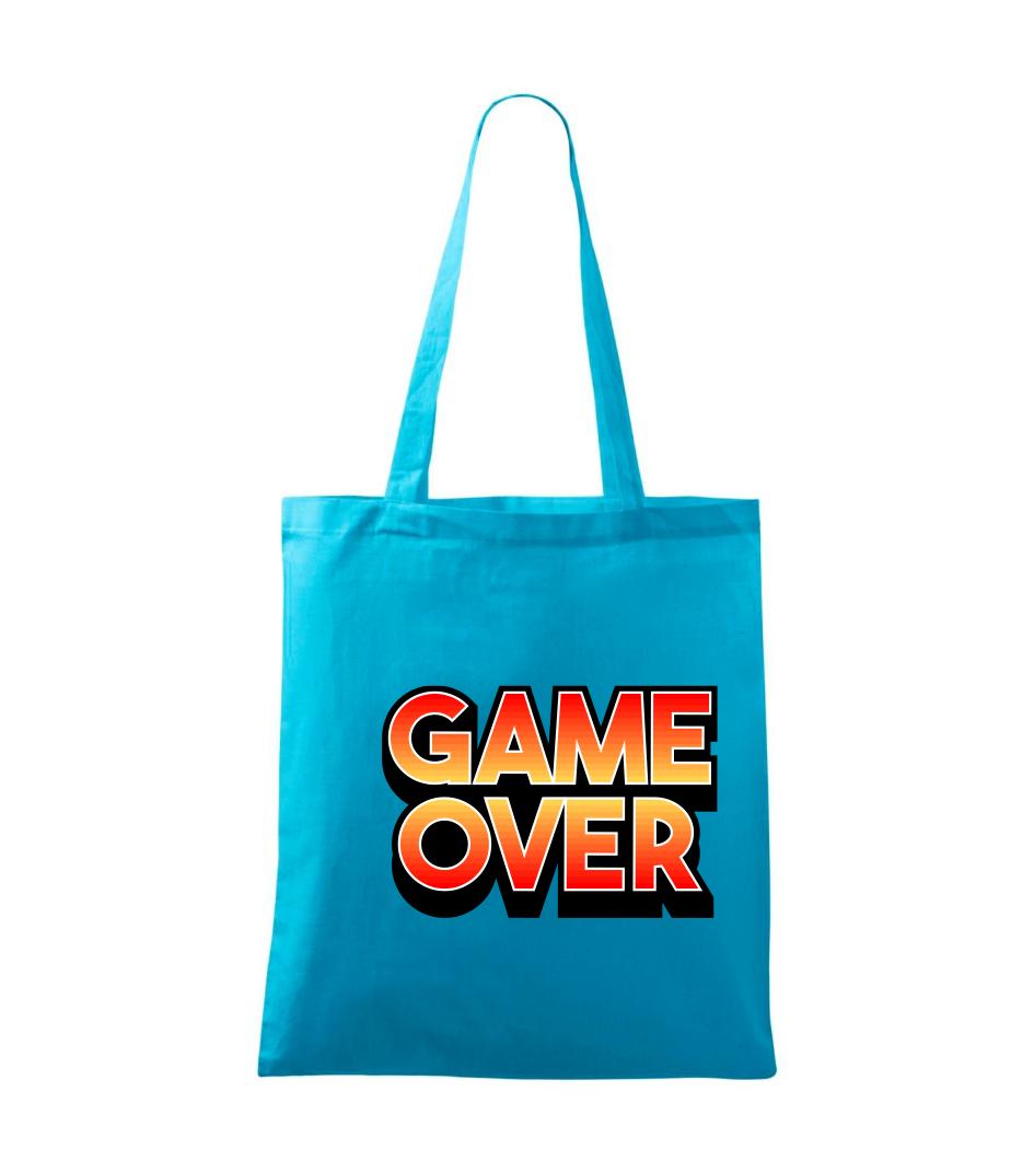 Game over - nápis barevný - Taška malá