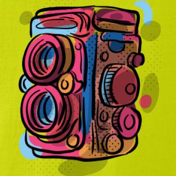 Foťák barevný - dvě čočky