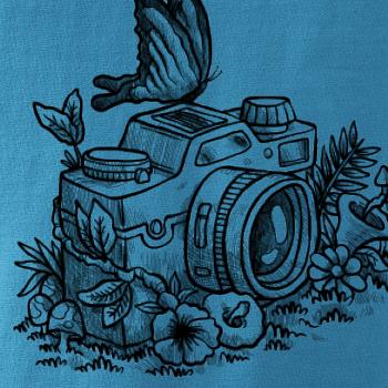 Foťák kreslený motýl