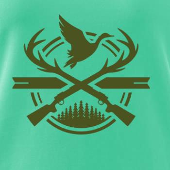 Lovec a kachny - zelený