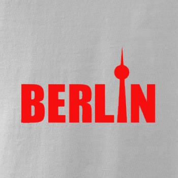 Berlin nápis věž Berliner Fernsehturm