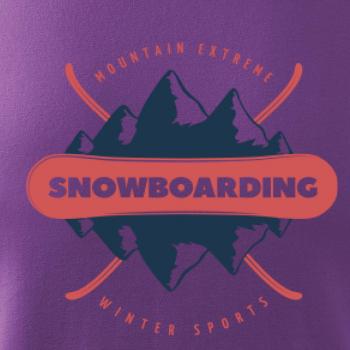 Snowboarding hory extreme