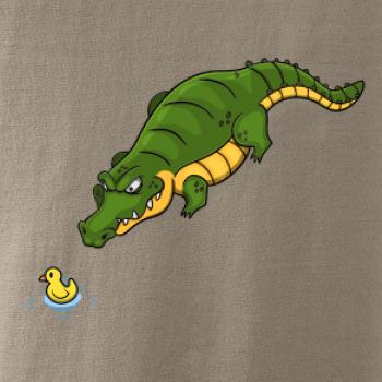 Krokodýl zelený s kačenkou