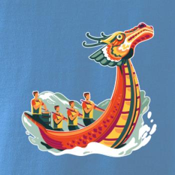 Dračí lodě při závodě