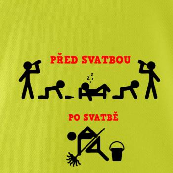 Před a po - svatba párty