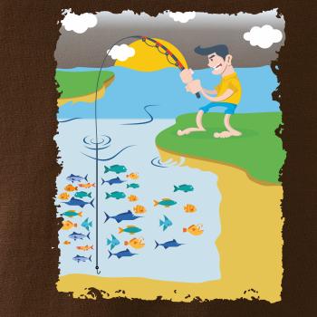 Rybář který má smůlu barevný
