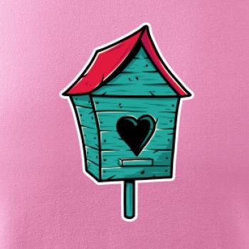 Barevná budka pro ptáky