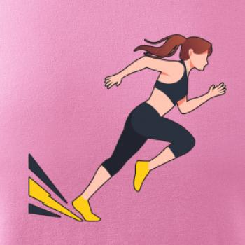 Běhání - žena startuje