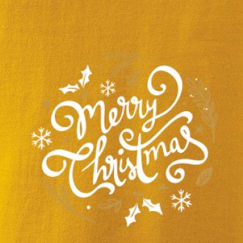 Merry christmas - nápis kulatý Merry christmas - nápis kulatý