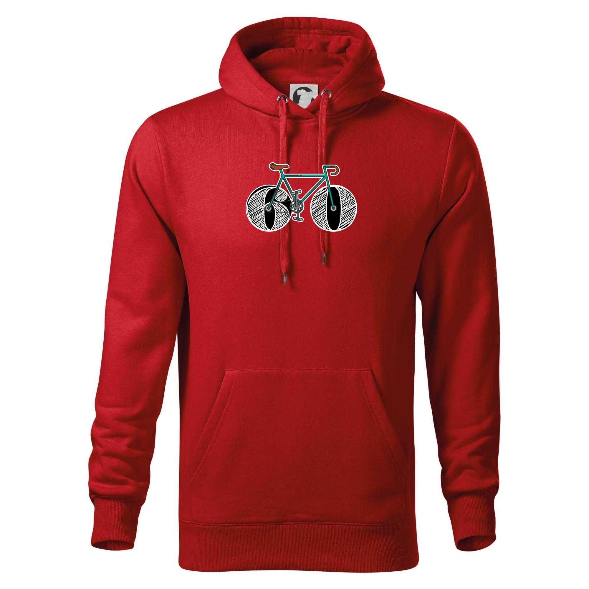 Narozeniny 60 let na kole - Mikina pánská Cape s kapucí - 4XL ( Červená )