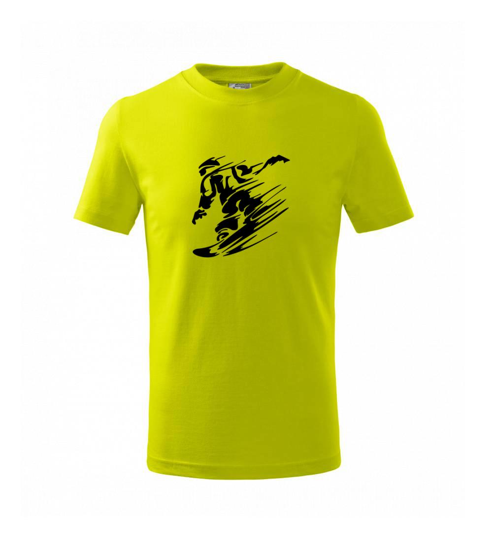 Rychlý snowboardista