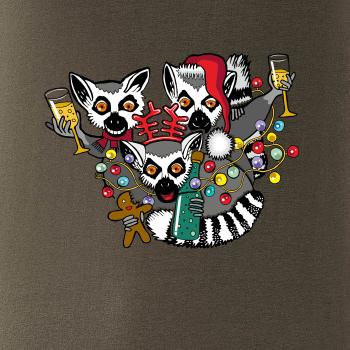 Vánoční Lemurové (Pecka design)