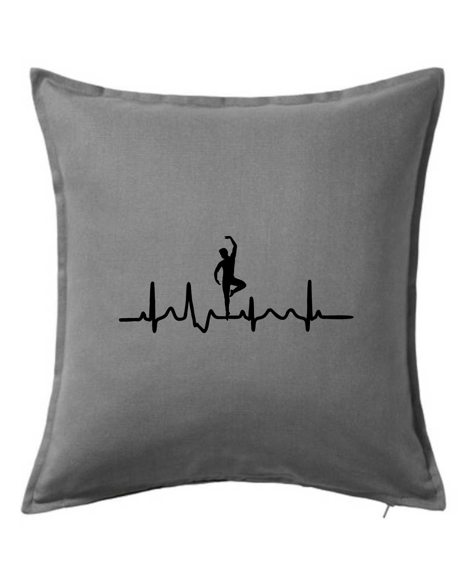 EKG tanečník muž - Polštář 50x50
