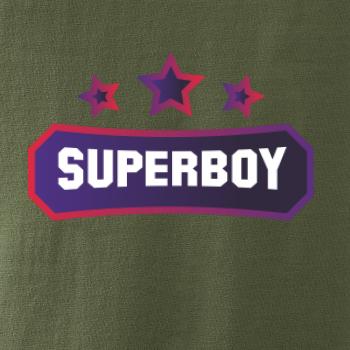 Superboy - nápis barevný
