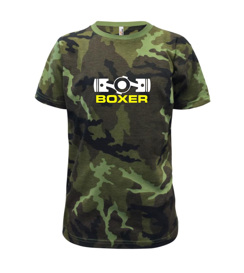 Boxer Píst - Dětské maskáčové triko