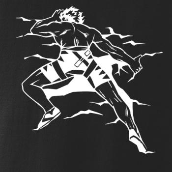 Climbing man