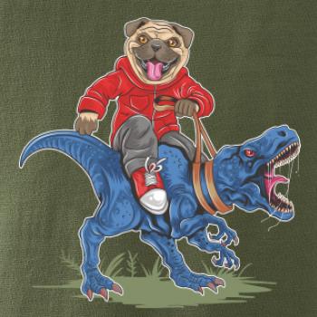 Mops a tyranosaurus Mops a tyranosaurus