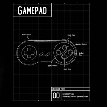Nákres Gamepad jednoduchý