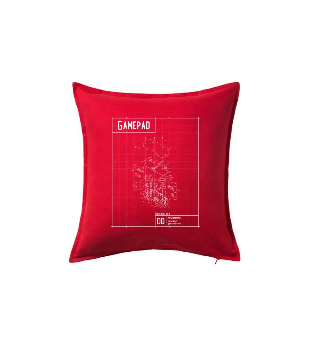 Nákres Gamepad rozebraný