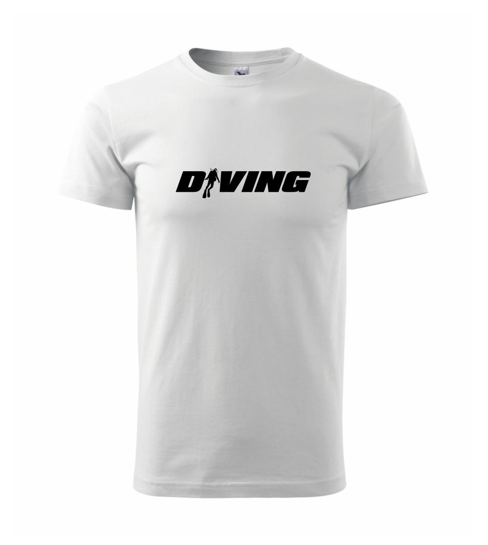 Diving nápis potápěč Diving nápis potápěč